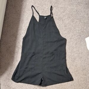 SHEIN Black Sleeveless Romper